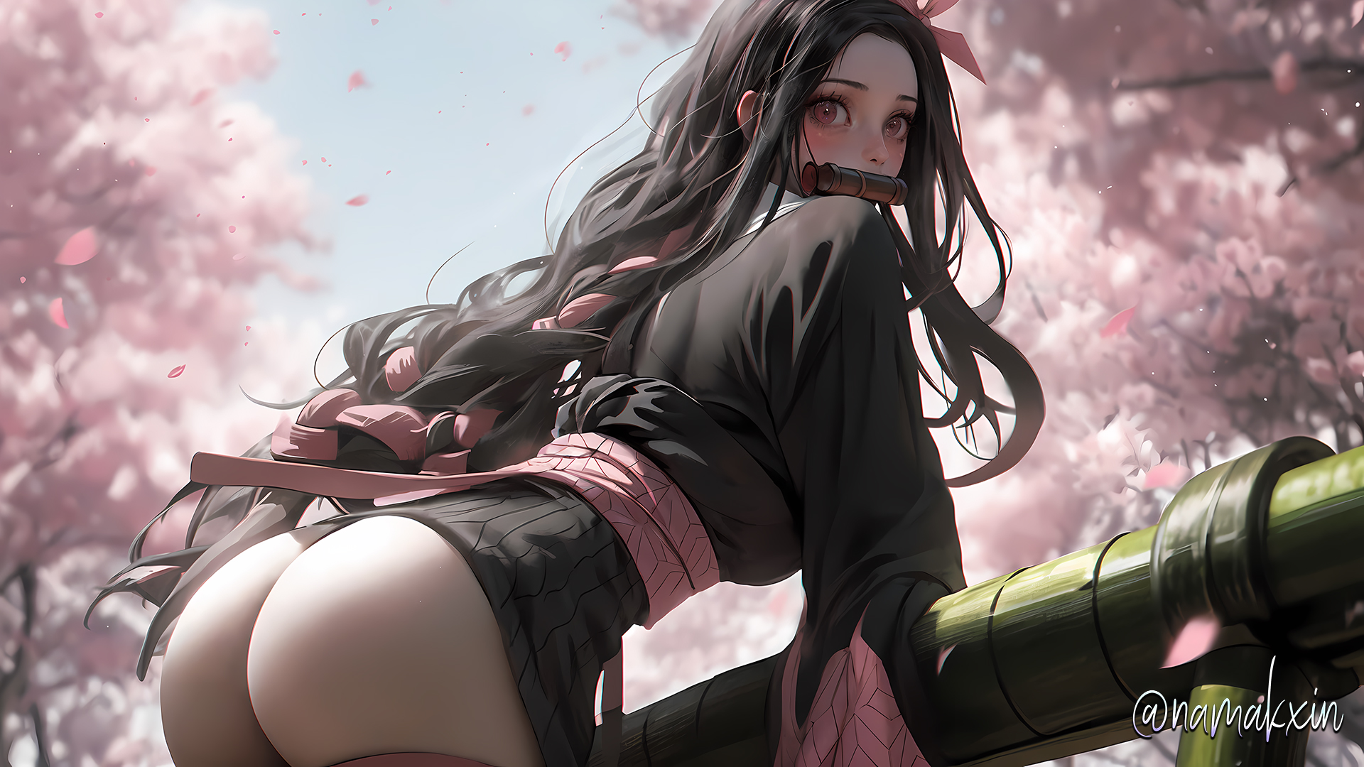 Nezuko Kamado Png Download 4k Demon Slayer Png - Download Hot Anime Girl Png  in 4k Quality