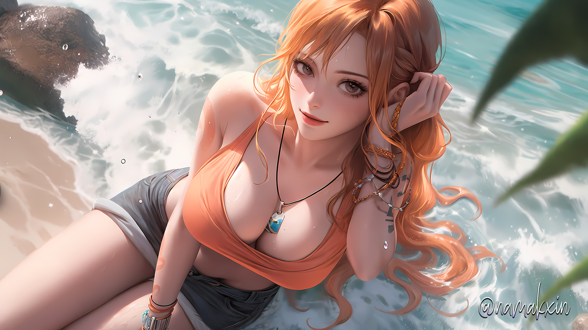 One Piece - Nami / Wallpaper] by Occitan21 on DeviantArt