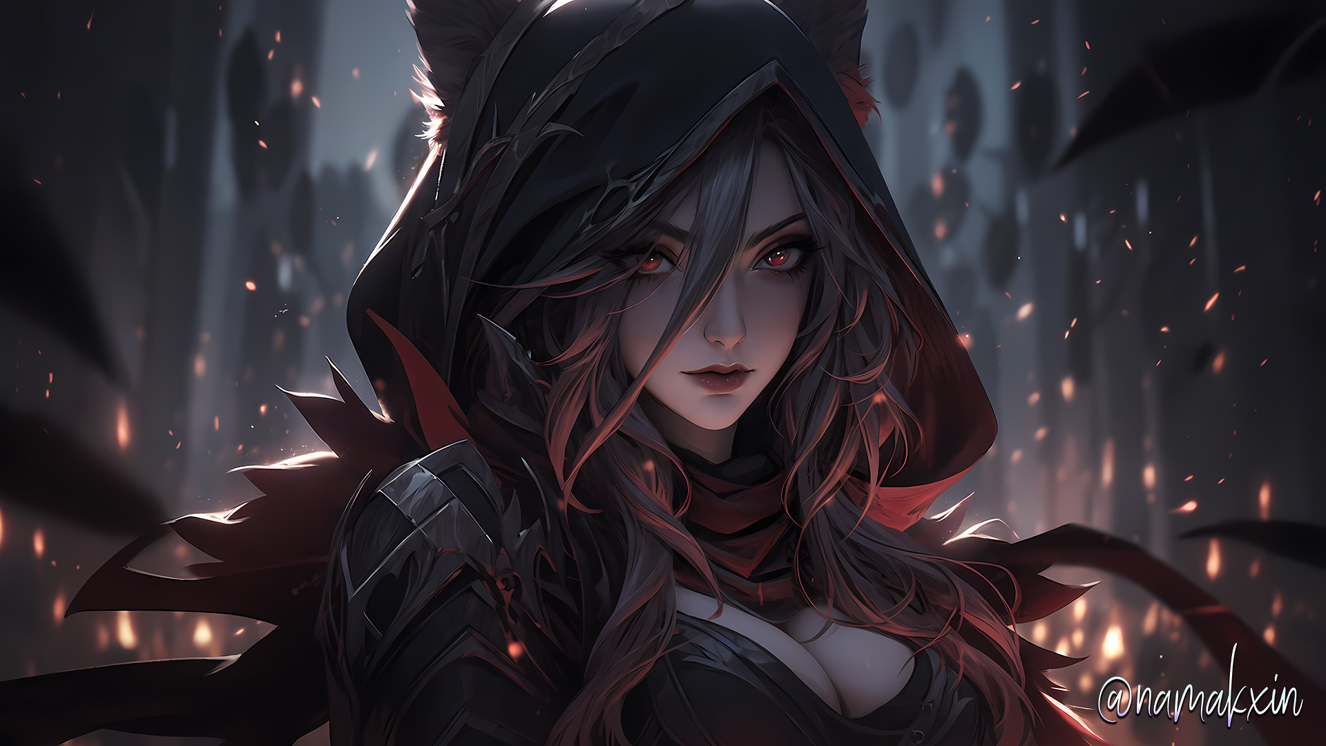 Shadow Raveb (P08E4) Shadow Raven Xayah by namakxin on DeviantArt