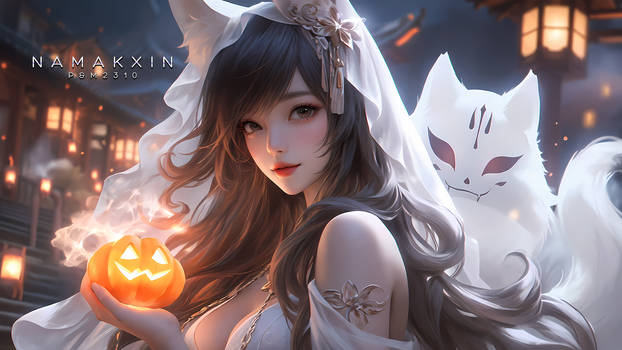 P2310 Halloween Ghost Ahri 2