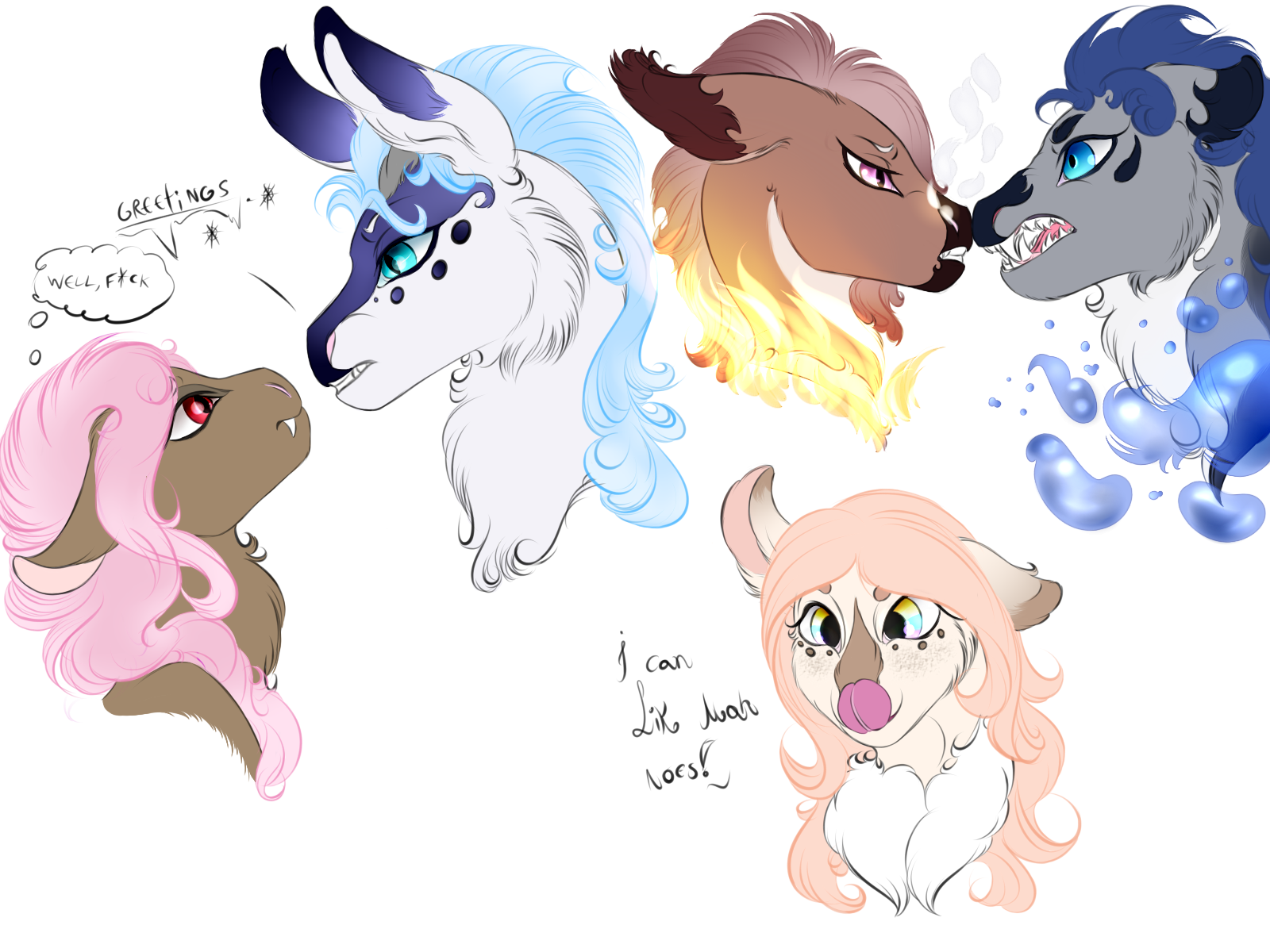 Quick Headshots - The chaotic litter.