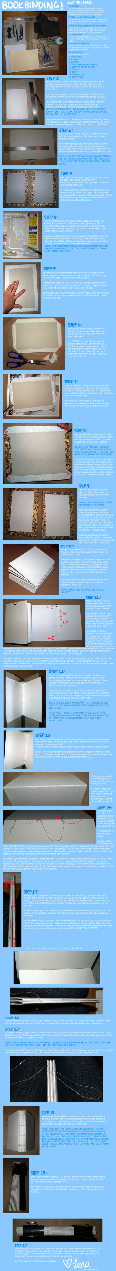 BOOKBINDING TUTORIAL part I