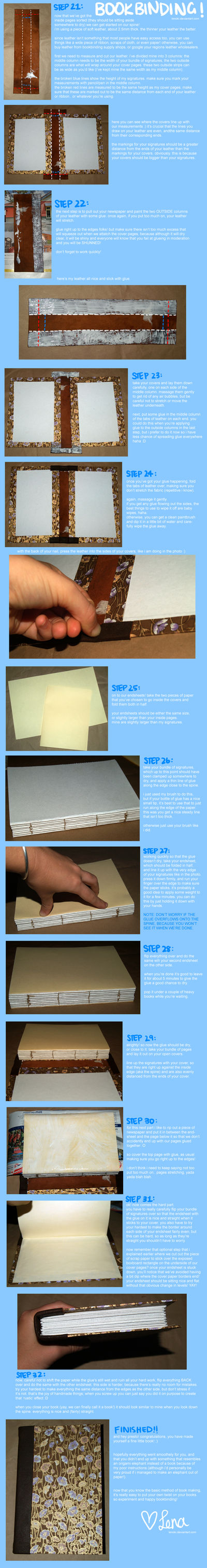 BOOKBINDING TUTORIAL part II by lenoki