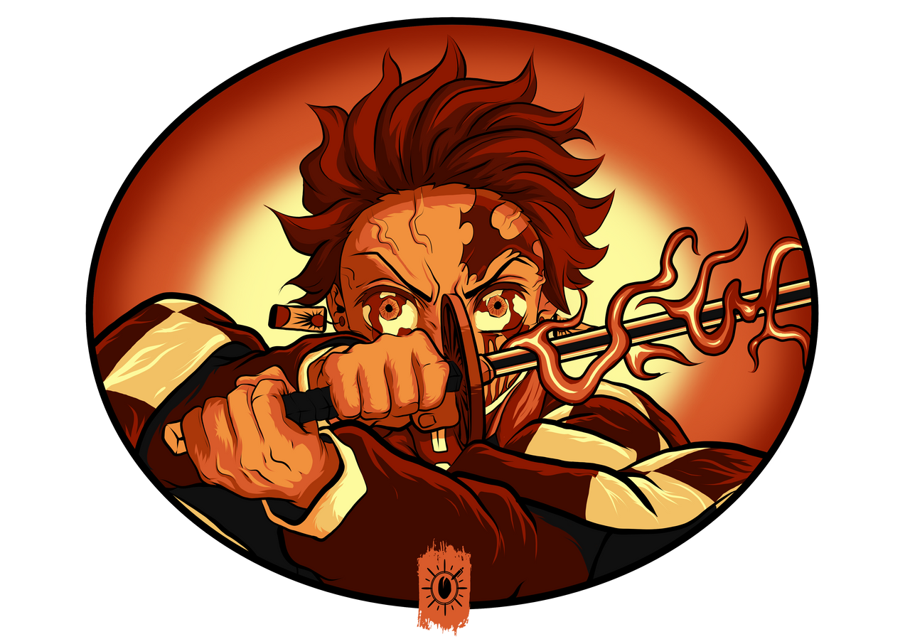 Kamado Tanjiro Hinokami Kagura fanart by lightseedart on DeviantArt