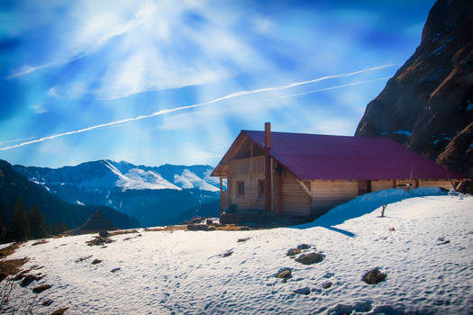 Sheepfold in Retezat Mountains