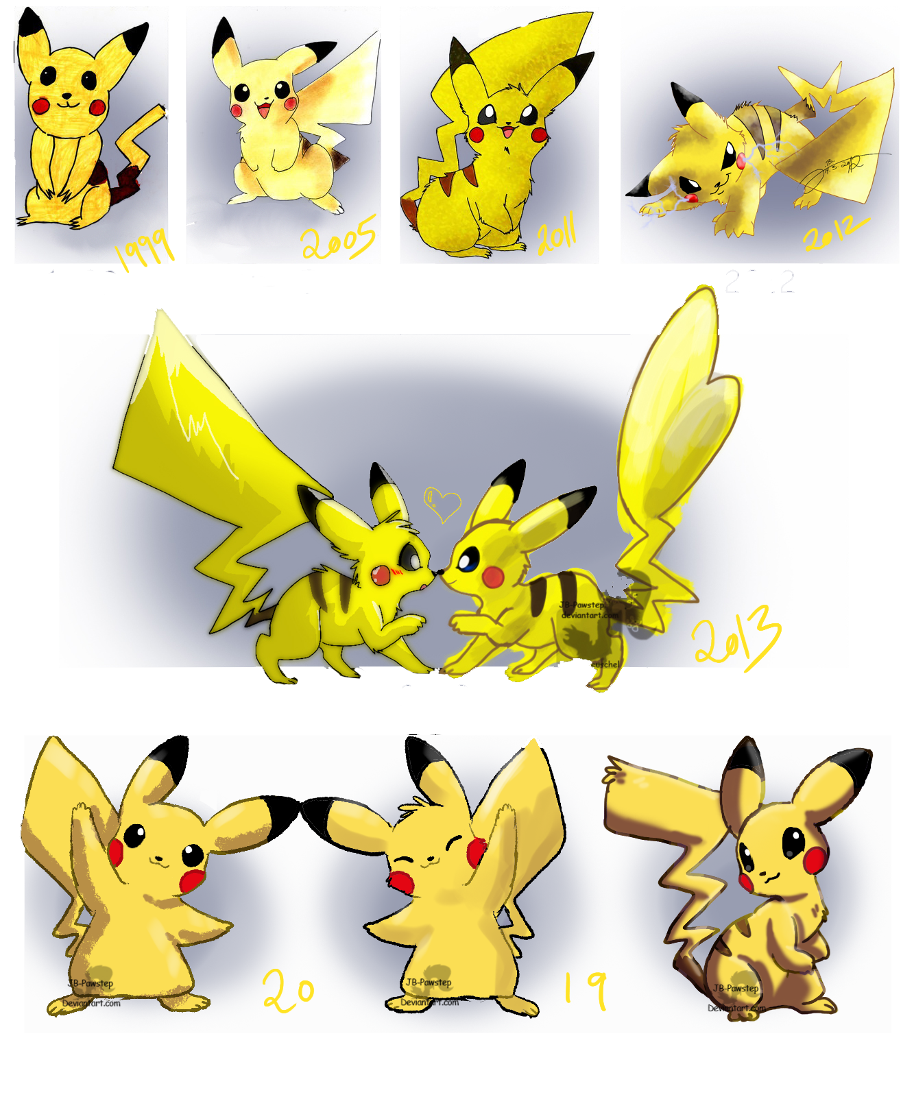 Pikachu Evolution Line by Crestyverse on DeviantArt