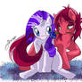 Rarity and Ruby