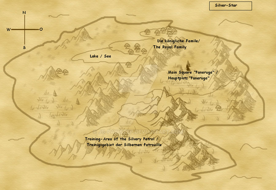 Silver-Star Map by JB-Pawstep on DeviantArt