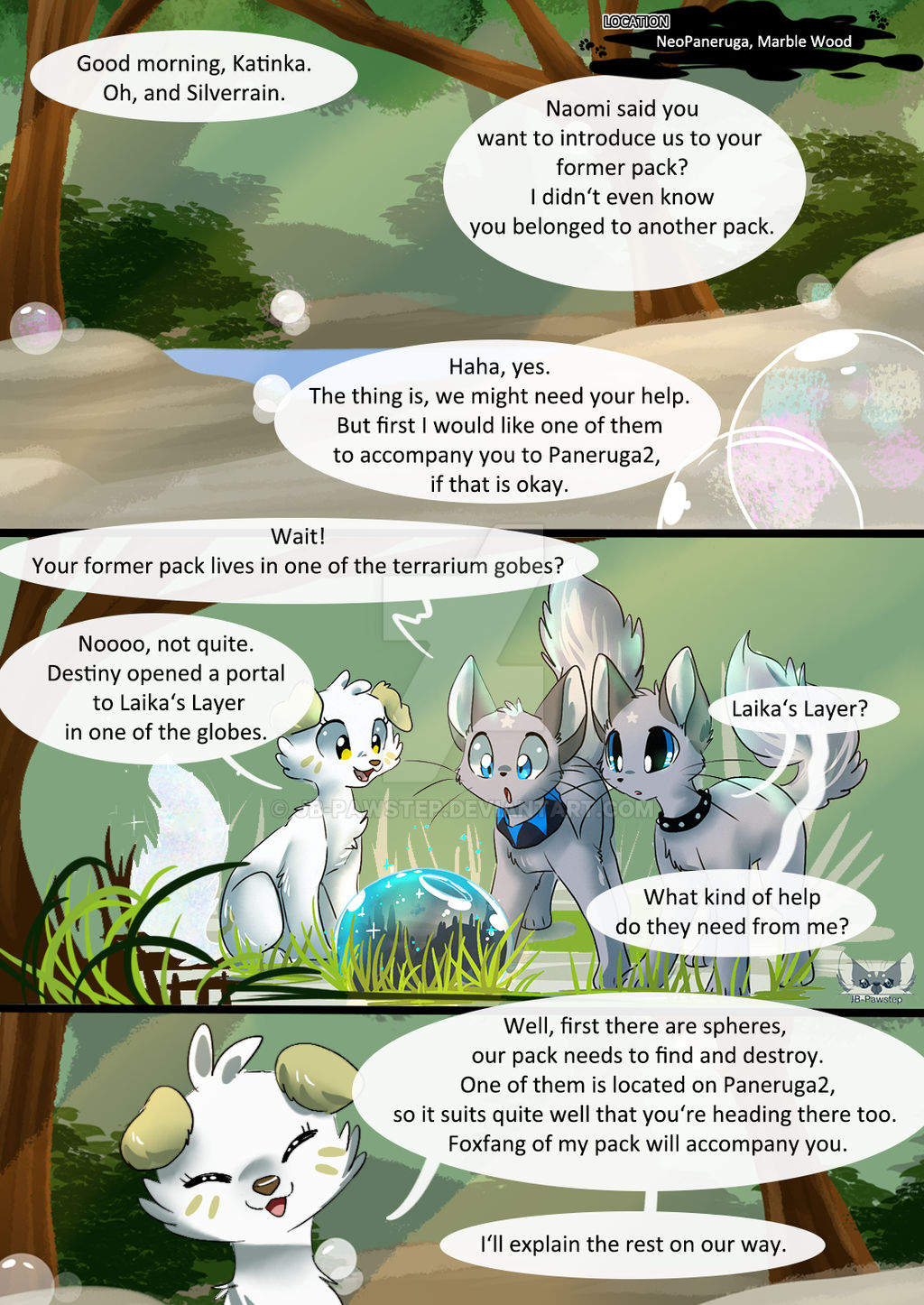 Journeys - Chapter 3 - Page 3 by JB-Pawstep on DeviantArt