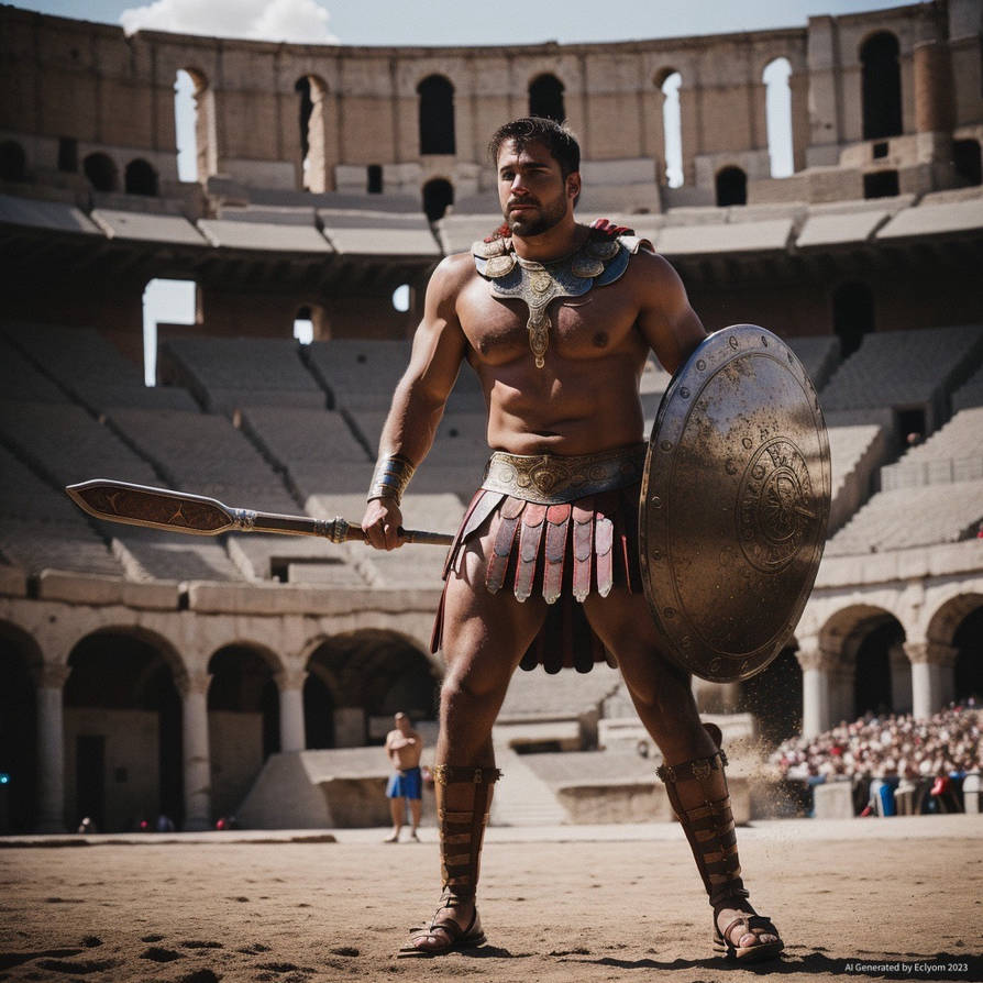 AI generated Gladiator by Eclyom on DeviantArt
