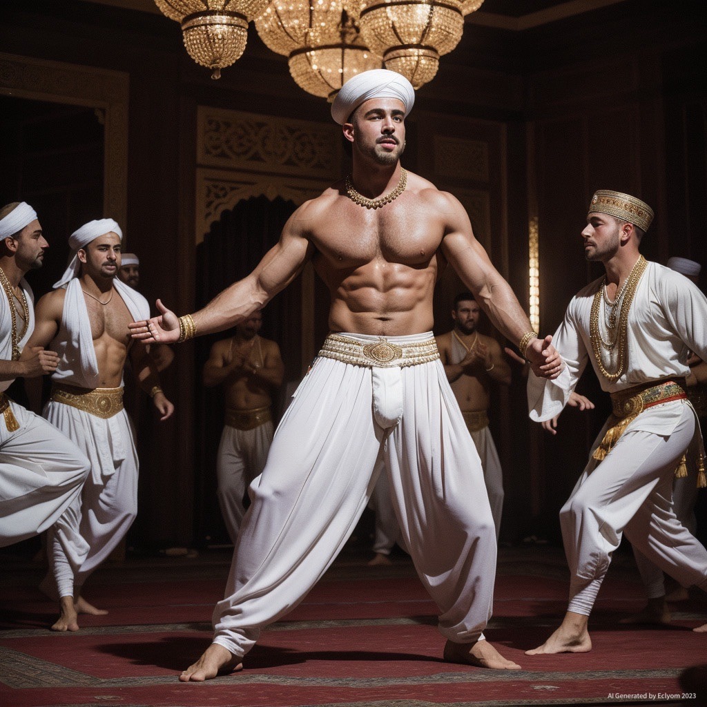 AI Male Harem Dancers 001 by Eclyom on DeviantArt