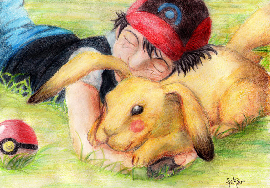 Real Ash and Pikachu by Fabio-mikk on DeviantArt