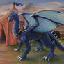 Saphira and Eragon at Varden's camp