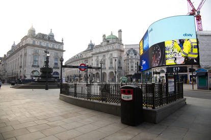 Empty Picadilly Circus