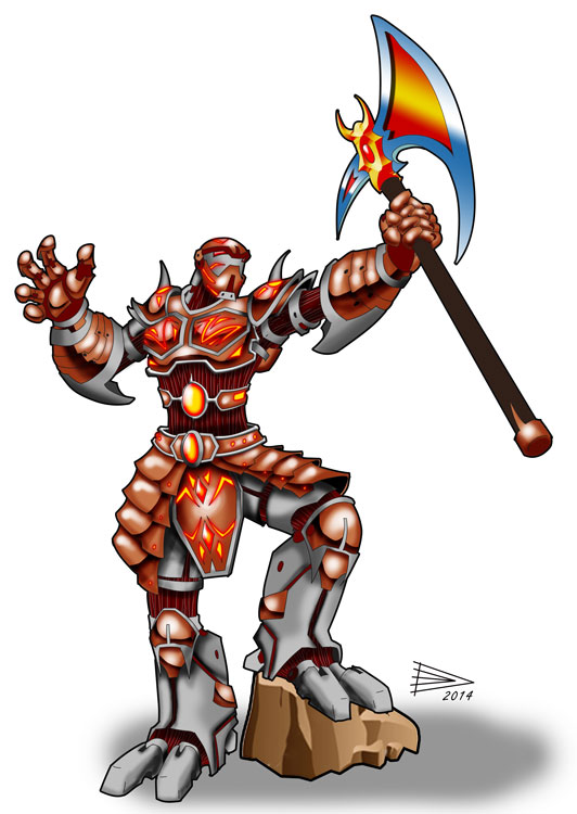 Warforge DnD Character (Commission) by DustyGrafix on DeviantArt