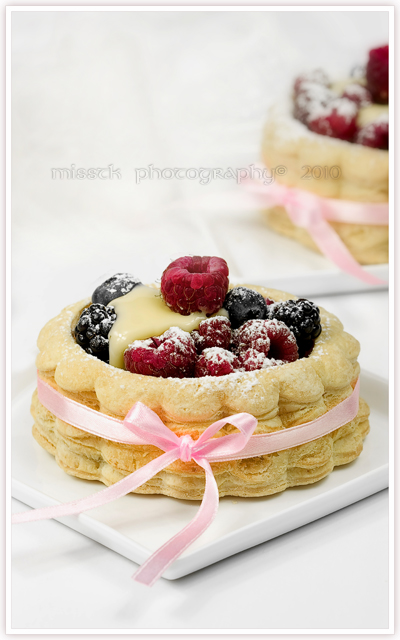 Vol au vent fruit basket