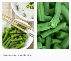 Green beans with rice