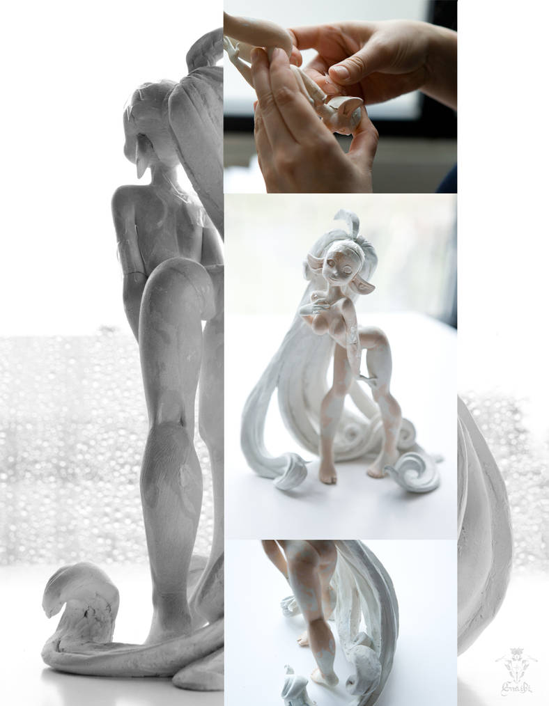 Sand Figure WIP by Atelier-Enaibi