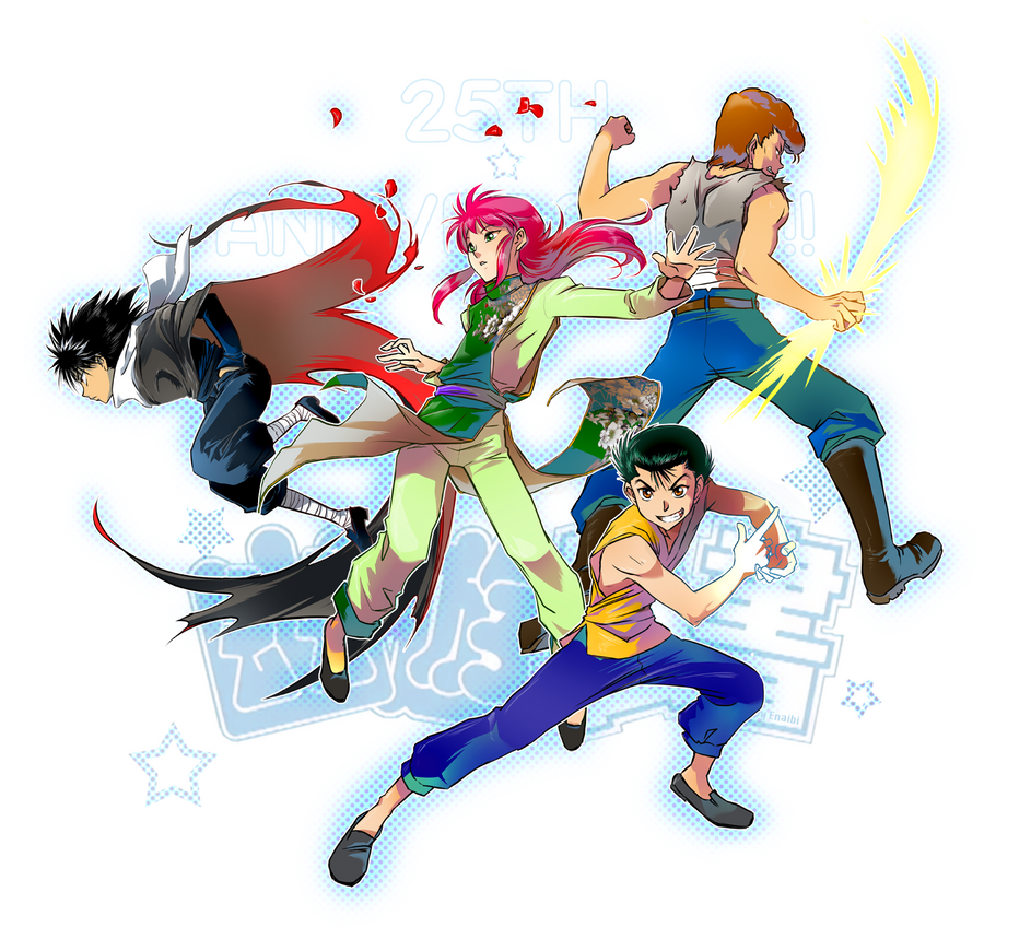 Yu Yu Hakusho 25th anniversary !! by Atelier-Enaibi