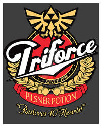 Triforce Pilsner Potion Print