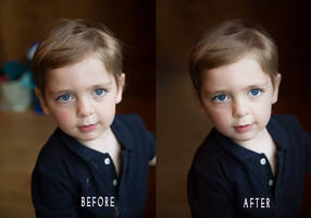 A Little Boy - Before and After