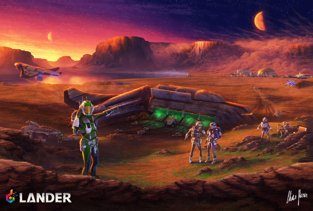 LANDER: Cover Art by LordDoomhammer on DeviantArt