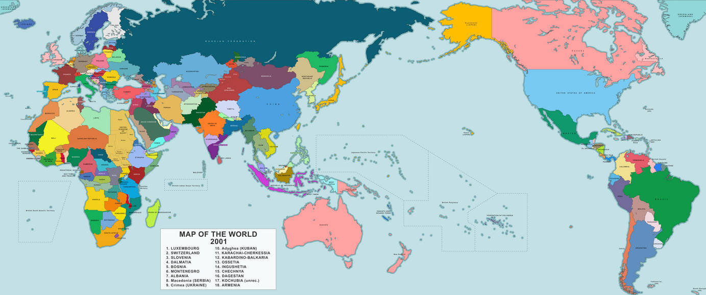2001 Map World Map 2001 by PolishMagnet on DeviantArt