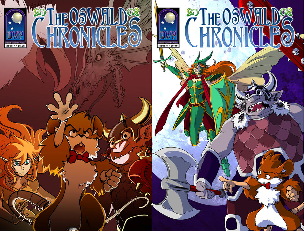 Both covers by TheOswaldChronicles