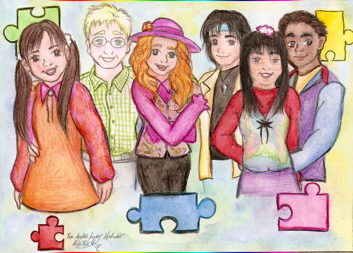 The Puzzle Place kids by duskyrainbow on DeviantArt