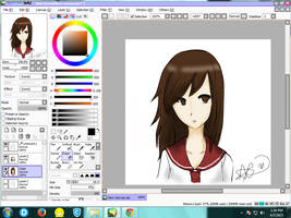 1st Drawing in SAI Lol xD