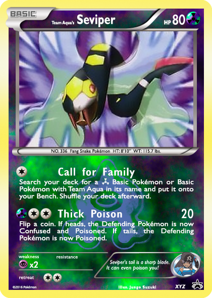 poison type pokemon cards Seviper | Burning Shadows Toxicroak | Black & WhiteLegendary