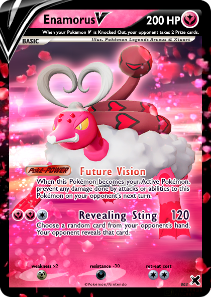 enamorus pokemon card Pokmon Enamorus V Pokemon Like new