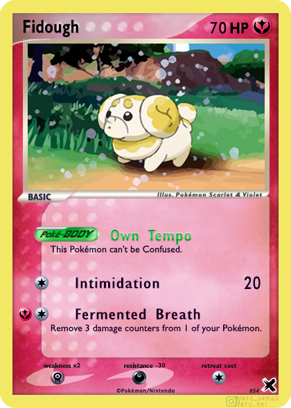 fidough full art pokemon card Dachsbun 099/198 - Scarlet & Violet - Evolution 3 Lot 30 Retreat Cost Fidough - Fairy Type by