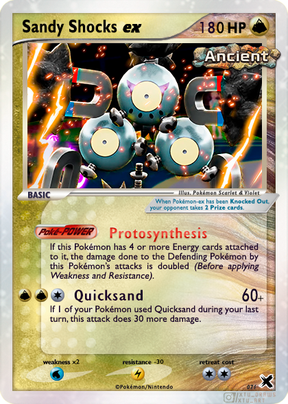 Sandy Shocks ex - Ground Type by Xtuart on DeviantArt Sandy Shocks ex - Ground Type by Xtuart on DeviantArt