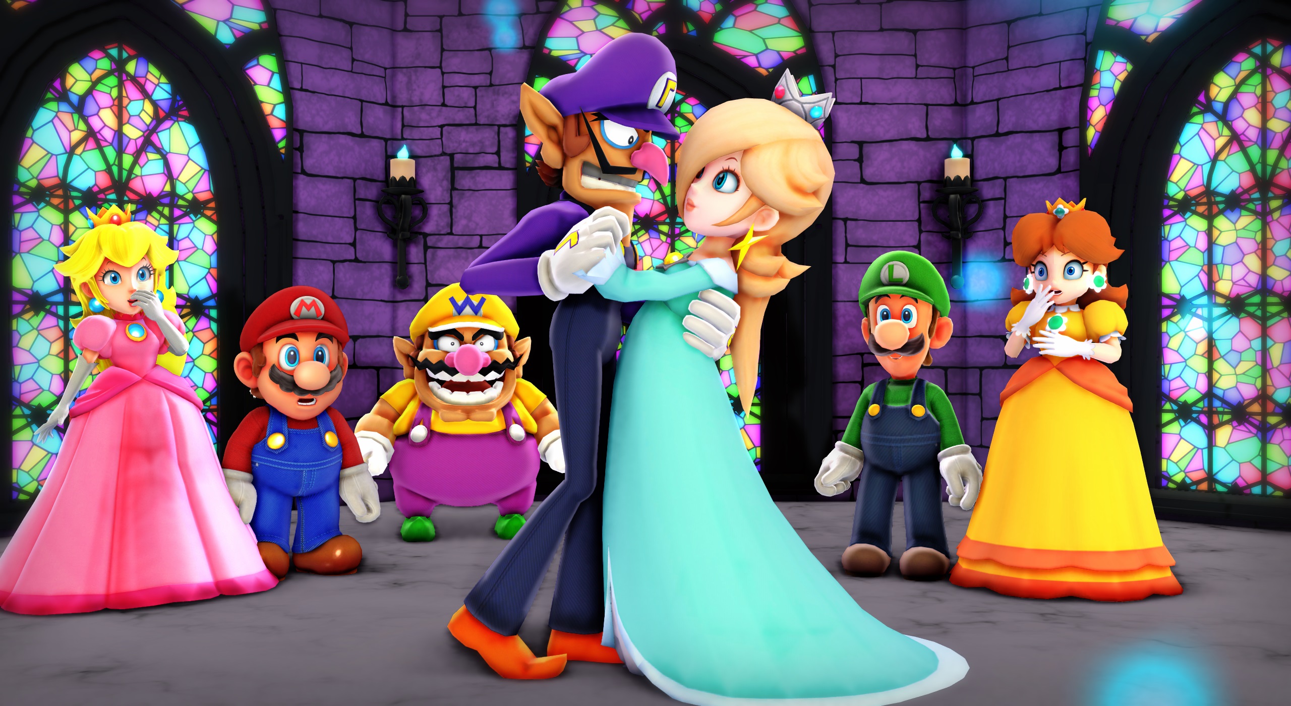 Who is Luigis girlfriend?