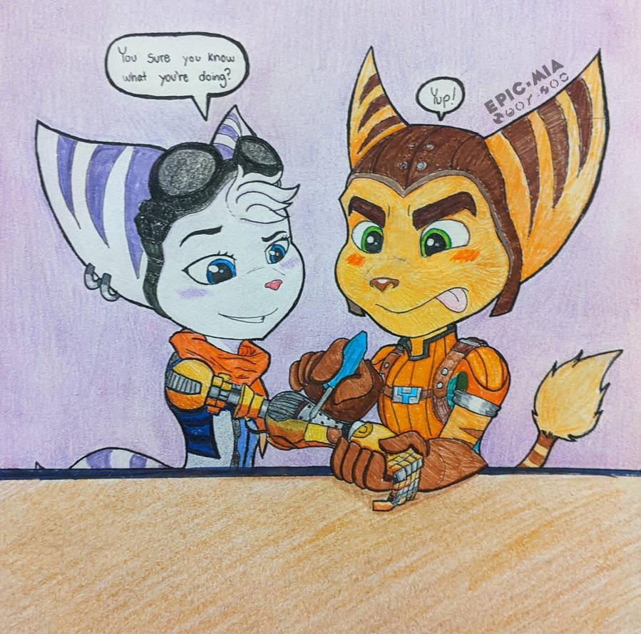 Rift Apart: Ratchet x Rivet (Rivchet) by Epic-Mia on DeviantArt