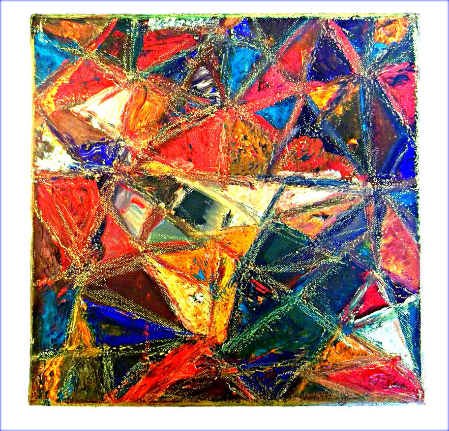 Original Art Abstract Art Acrylic Pastel Painting by AryiaCassandra on
