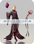 [CLOSED] Auction Adoptable - Black Mage by Clouvia