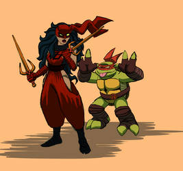 Raphael and Elektra Redraw