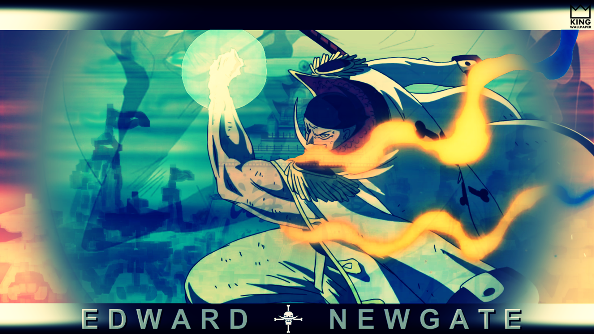 Edward Newgate Wallpaper One Piece By Kingwallpaper On Deviantart