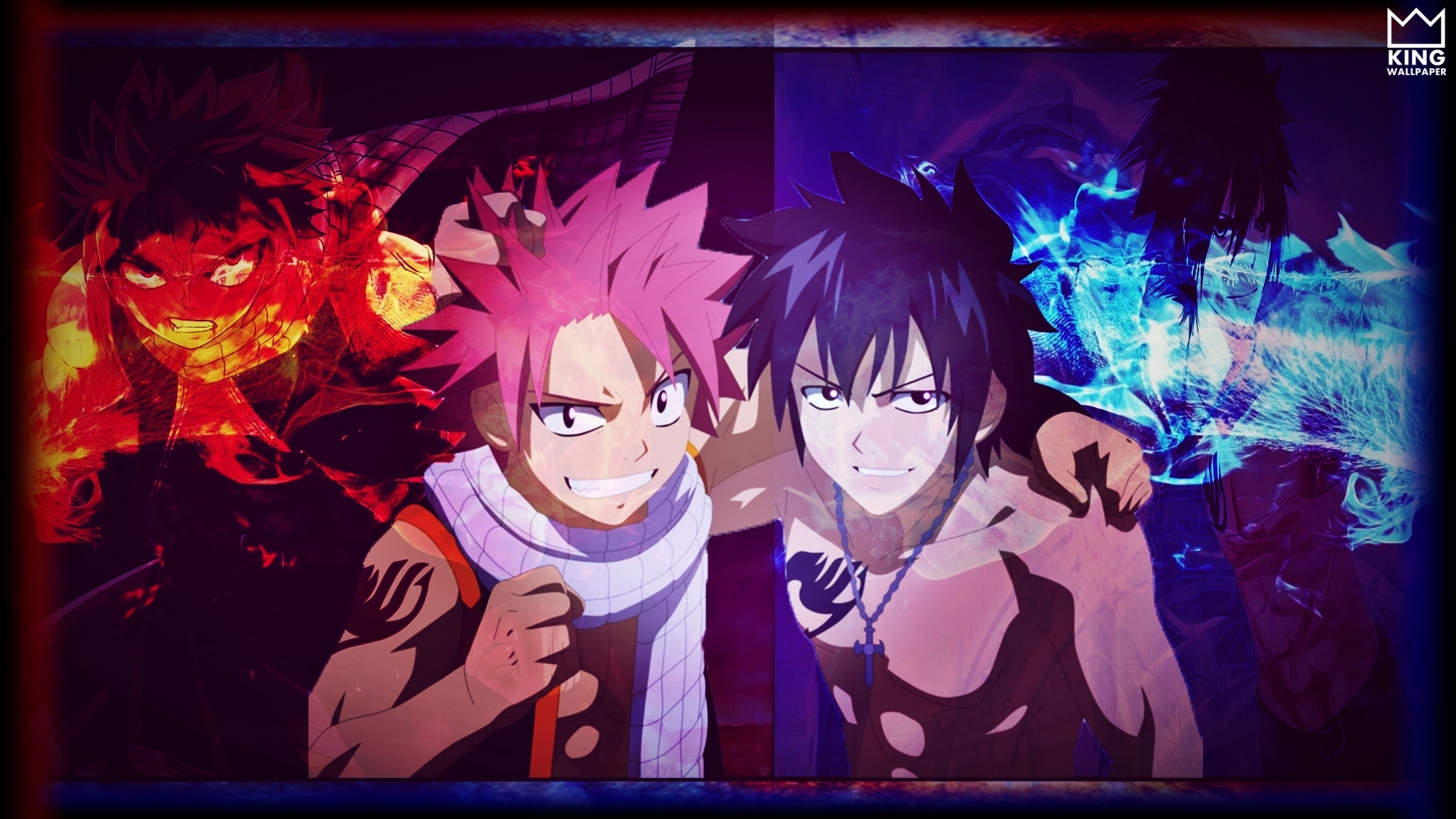 Natsu Gray Wallpaper Fairy Tail By Kingwallpaper On Deviantart Natsu Gray Wallpaper Fairy Tail By Kingwallpaper On Deviantart