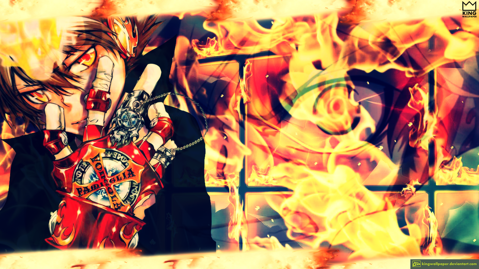 Tsuna Sawada Wallpaper - @Katekyo Hitman Reborn by Kingwallpaper on DeviantArt Tsuna Sawada Wallpaper - @Katekyo Hitman Reborn by Kingwallpaper on DeviantArt