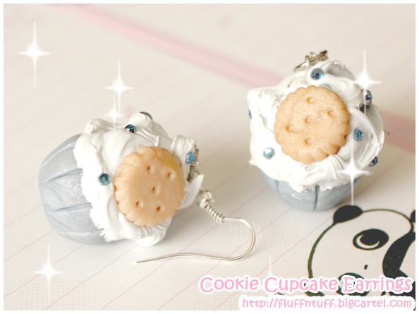 Cookie Cupcake Earrings