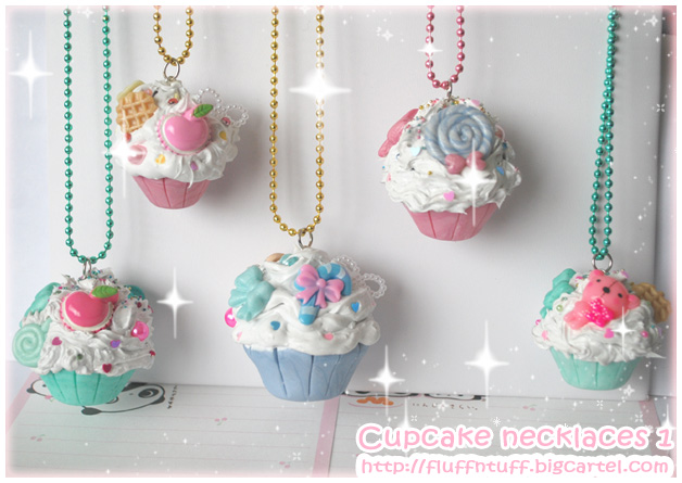 Cupcake Necklaces 1