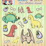 Dino Sticker Sheet