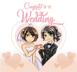 Congrats on the wedding