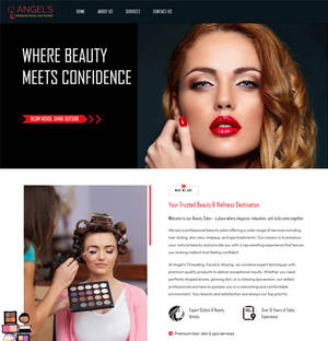 Angels Threading web developed by UnitedWebSoft.in