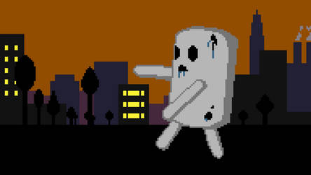 Zombie Marshmallow Robot Monster