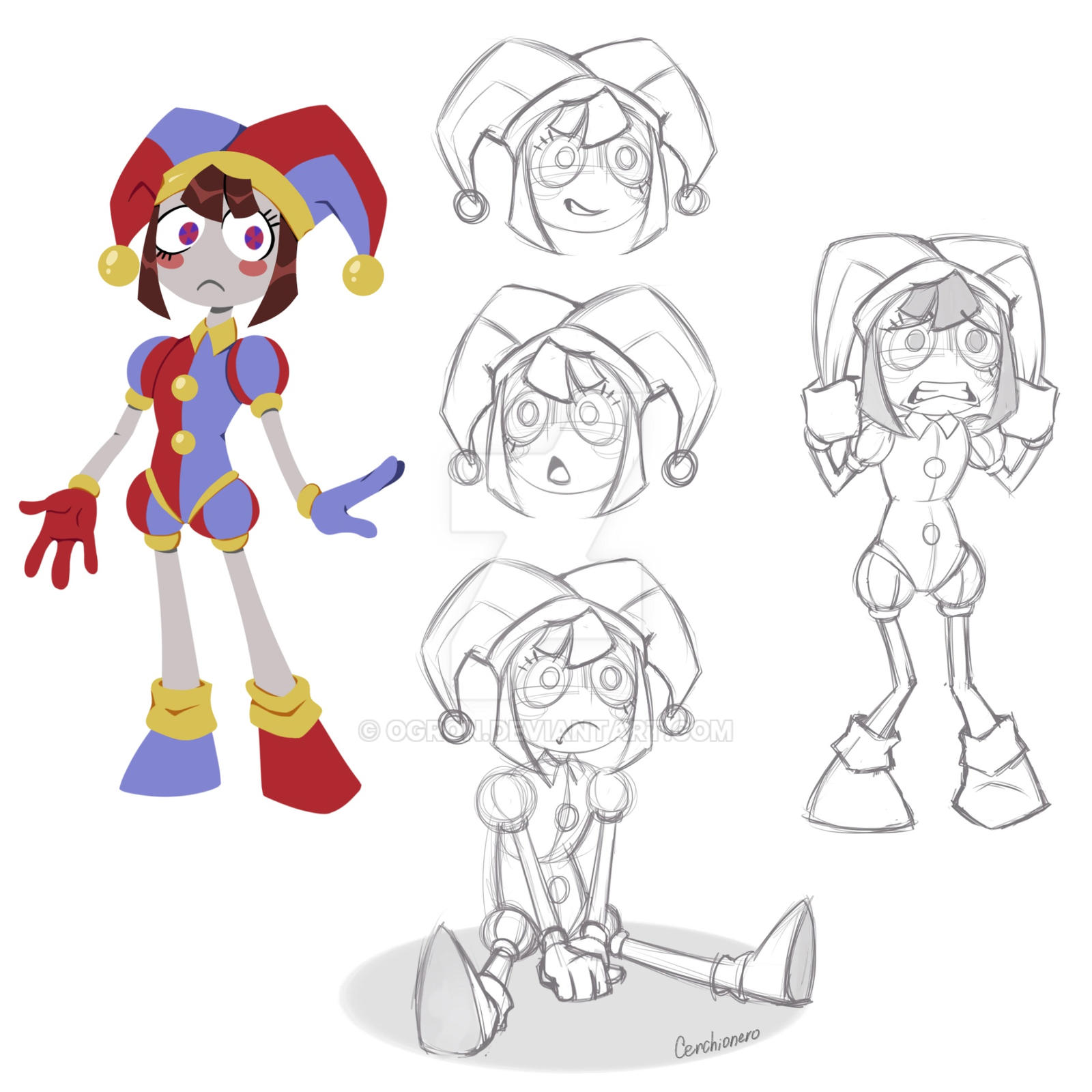 Pomni Sketches By OgroN On DeviantArt pomni-sketches-by-ogron-on-deviantart
