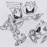 Metal Sonic Sketches